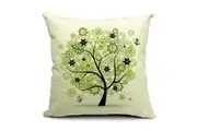 All 4 Kids 45cm Square Throw Pillow Cushion Cover - Star Tree