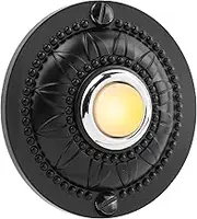 Metal Doorbell Push Button Round Replacement Door Bell Buttons Wall Mounted Door Bell Push Buttons for HomeUniversal Garage Door Opener Switch