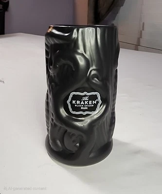 KRAKEN Black Spiced Rum- Release The Kraken LIMITED EDITION Tiki Mug Octopus Cup