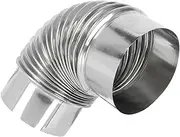 Gadpiparty Stainless Steel Chimney Flue Elbow Pipe for Kitchen and Bathroom Durable Exhaust Lightweight and Easy to Install Versatile Heating Stove Flue Component