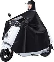 Rain poncho，Rain cape adult waterproof， Motorcycling, and Mobility Scooters - Windproof Unisex Rain Cape