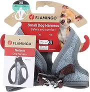 Flamingo Step&Go Nelson Dog Harness XS 30 cm 30 cm Blue