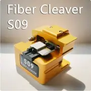 High Precision Fusion Splicer Kit Optical Fiber Cleaver Cutter S09 w/ Wast Box