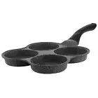 NonStick Aluminum 4Hole Pancake Omelet Eggs Pan Frying Pot Breakfast Maker AC