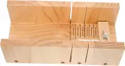 Tofficu Soap Cutter Mold Double Slots Soap Cutting Holder Lightweight and Compact Design for Easy Use and Storage