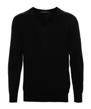V-neck pullover IT48 Black