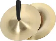 LIGIGWASH Early Childhood Music Education Set of 2 Boys and Girls Mini Cymbals Hand Percussion Instrument for Children Metal Construction