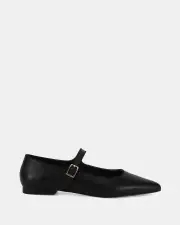 Miss Sofie Merrick/Black Womens Flats 09
