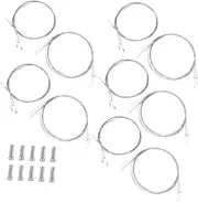 Kisangel Bicycle Line Bike Brake Wire End Caps Brake Cables Road Bike Car Accesories Road Bike Replacement Wire Line Car Acessories Derailleur Pedal Car Brake Accessory Galvanized