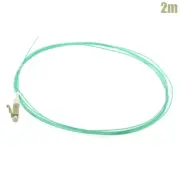 2M LC-UPC OM3 Simplex Multi Mode Fiber Optic Optical Patch Cable Pigtail Aqua