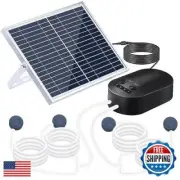 Lewisia 15W Solar Aerator Air Pump Battery with Air Hoses and Bubble Stones F