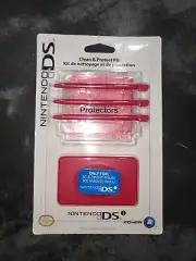 Power A Nintendo DSi DS Clean & Protect Kit - Screen Protectors - Stylus - Case