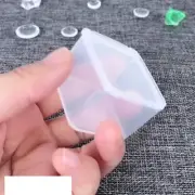 50 Pcs Plastic Box Transparent Sorting Small Container Craft Storage Containers