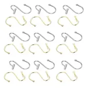 2 Boxes Silver Shower Curtain Hooks Bronze Curtain Rings Glide Shower Hooks