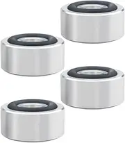 jojofuny 4pcs Speaker Foot, Speaker Stand Feet, Amplifier Feet, Aluminum Alloy Speaker Base Mat, for Amplifier HiFi Devices Recorder CD