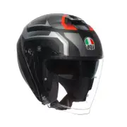 Irides Zurigo Matt Black Grey Jet Helmet