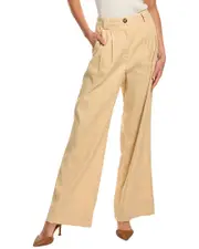 A.L.C. Tommy II Linen-Blend Pant 8 Beige