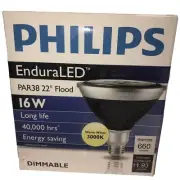 PHILIPS- EnduraLED Dimmable 16W PAR38 22 Degree Flood Light Bulb