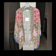 Umgee Colorful Mixed Print Cardigan M/L Style #L5375 NWT