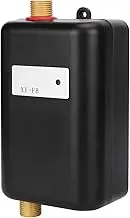 Jaxenor Household Dual Use Regulator Intelligent Kitchen Water Heater - Mini Rapid Heating Machine with Indicator Light, Black