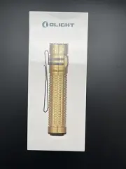 Olight Warrior Mini 3 Tactical Flashlight - Brass Exclusive Black Diamond Sealed