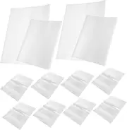 DOITOOL 20pcs Transparent Book Cover Protector Book Cover Sleeve Clear Covers Books Textbook Wrapper Book Protective Case Transparent Book Sleeve Scrapbook Protection Cover Plastic