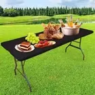 Spandex Picnic Table Cloth, Elastic Fitted Tablecloths for Rectangle Tables