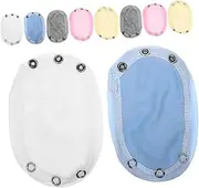 HAWILLOSCH Cotton Baby Jumpsuits Extender Snaps 10 Pieces Bodysuit Extender for Toddlers for Gentle on Skin