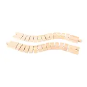 Bigjigs Rail Crazy Track Expansion Wavy Wooden Train Piece