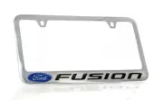 Ford Fusion Chrome Plated Brass Metal License Plate Frame Holder