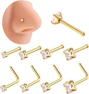 [Toppiercing] different shaped cz stud piercing jewelry