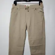 Levi's Jogger Teen's Large Stretch Chino Joggers Pants Khaki Youth 30X28 NWT