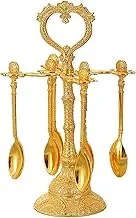 Zinc Alloy Reusable Coffee Spoons For Creative European Metal Dessert Spoons Stirring Mixing Spoons For Photographing Pa Long Dessert Spoons