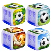 Digital Alarm Clock Boys Football Alarm Clock Creative LED Bedroom Clock