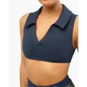 WeWoreWhat Polo Bra Size XS Set Blue Athleisure Retail $78