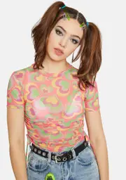 [NGOrder] Mesh Heart Top