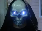 Halloween Prop, Cosplay, COSTUME Led GLOW Eyes Glasses for Masks, White