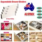 4/8/12x Expandable Drawer Divider Adjustable Storage Organizer Kitchen Organizer