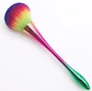 Large Powder Mineral Brush，Foundation Makeup Brush,Powder Brush and Blush Brush for Daily Makeup,Kabuki Makeup Brushes(Colorful) …
