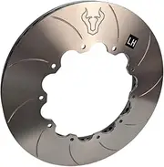 FFD.390.32.231.CAL | Forza Flat Disc 390x32.8mm 231.5mm PCD LEFT replacement ring for Alcon DKF2222X758C24L, Brembo 09.B386.13 09.B386.23, DBA52370.1 suit front 2011 on Gen 2 R35 GT-R