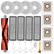 Parts for L10S Ultra Robot Vacuum: Brush, HEPA Filter, Mop Cloth, Dust Bag