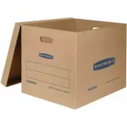 Bankers Box FEL7718201 SmoothMove Classic Large Moving Boxes Kraft - Pack of 5