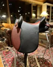 Ludomar Spanish Alta Escuela Working Equitation/Training Saddle, 6.5in XW Gullet