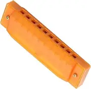 FUNOMOCYA 10 Plastic Harmonicas for Durable Music for Beginners Educational Harmonica Instrument Music Learning and Development Orange