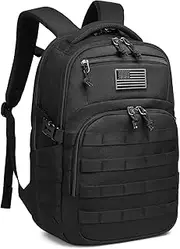 Wotony Military tactical backpack, backpack for men black tactical backpack small tactical backpack assault bag