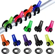21 Pieces Fishing Rod Hook Holder Fishing Lure Bait Keeper with 3 Size Elastic Rubber Rings for Fishing Tackle Worm Saltwater