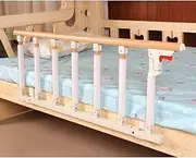 Elderly Foldable Portable Bed Guard Rails Aluminum Alloy Anti-Fall Bed Rail Hospital Grade Safety Bed Rails (Color : Yellow, Size : 103 * 40cm)