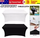 FITTED Table Cloths Trestle Tablecloth Wedding Rectangle 4ft 6ft 8ft Table Cover