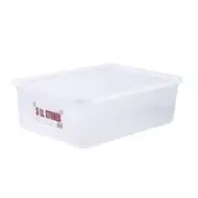 6 x 5L Plastic Storage Box Container Food Grade Fridge Freezer Organizer Tub Box
