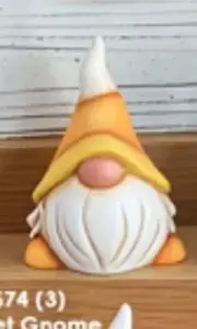 Sm. Hamlet Gnome Unpainted Ceramic Bisque Ready To Paint